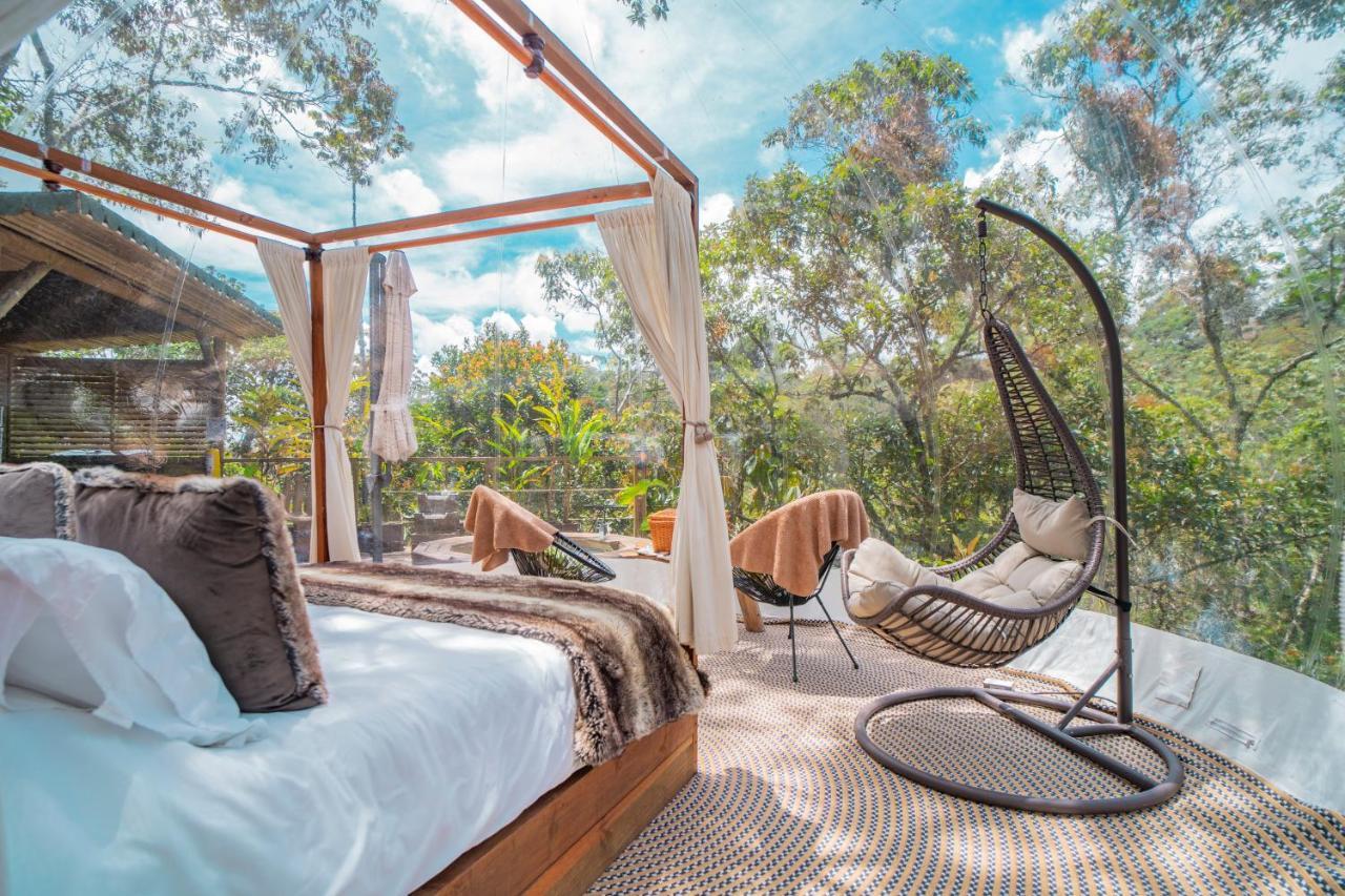 Bubblesky Glamping Guatape Hotel Exterior foto