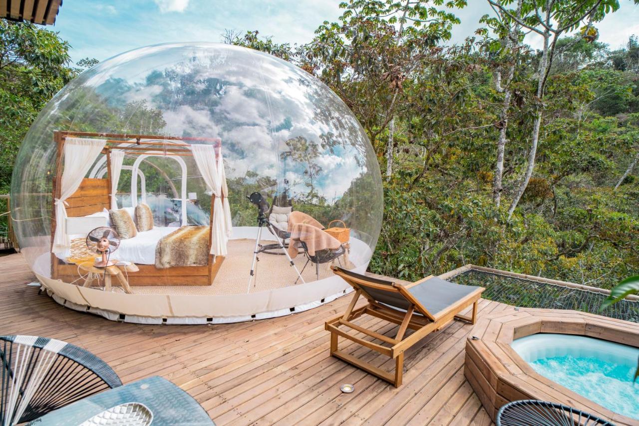 Bubblesky Glamping Guatape Hotel Exterior foto
