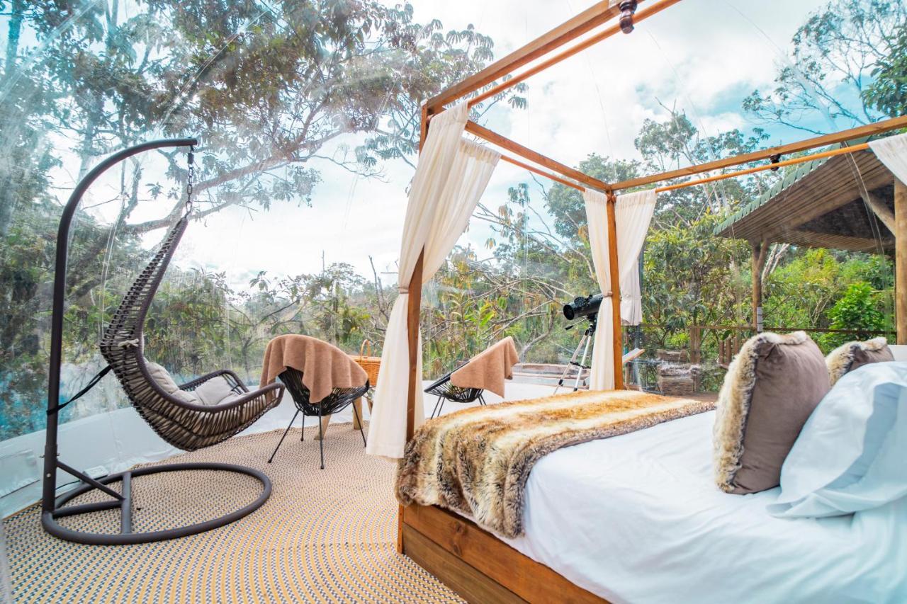 Bubblesky Glamping Guatape Hotel Exterior foto